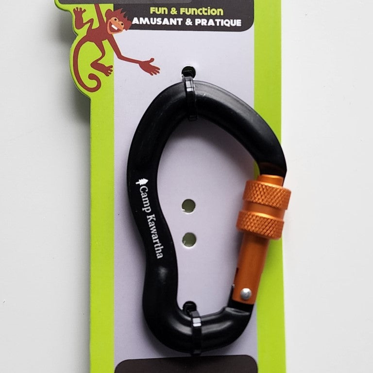 Camp Kawartha Carabiner Keyring with screw lock