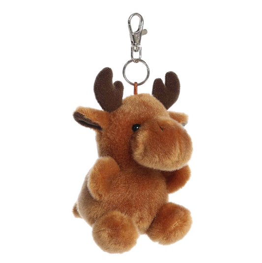 Aurora® - Palm Pals™ - 4" Cinnamon Moose™ Clip-On
