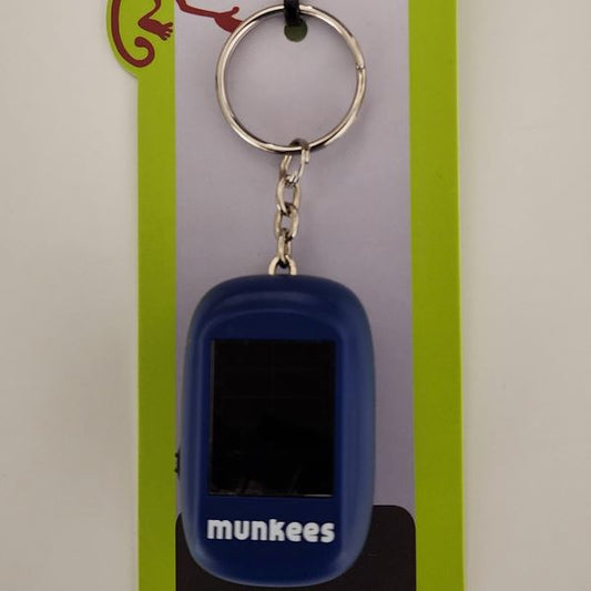 Mini Solar/Dynamo LED Flashlight with Keychain