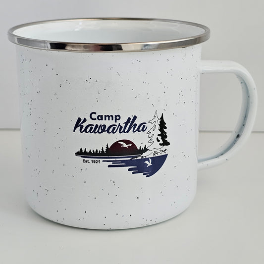 Camp Kawartha 16 oz Enamel Campfire Mug