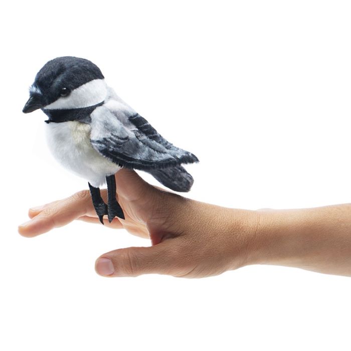 Folkmanis - Finger Puppet - 6" Mini Chickadee