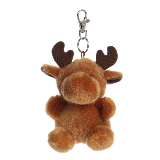 Aurora® - Palm Pals™ - 4" Cinnamon Moose™ Clip-On